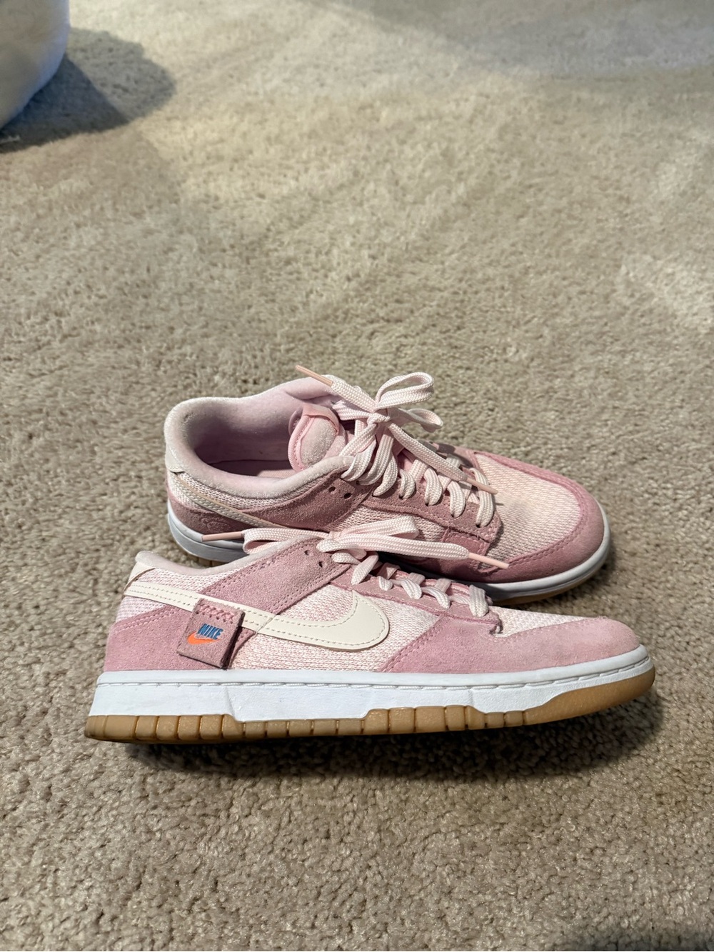 Teddy Bear Pink Nike Women’s Dunks